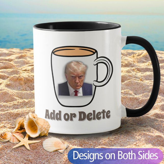 Donald Trump Mugshot Custom Text Political Novelty Mug (Creator Uploaded)