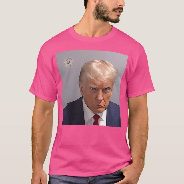 Donald Trump Mugshot T-Shirt (Front)