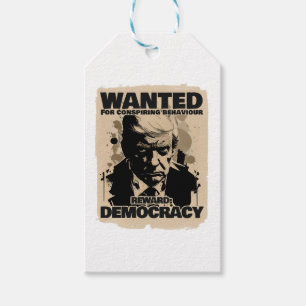 Donald Trump Mugshot Wanted Poster - Georgia Count Gift Tags