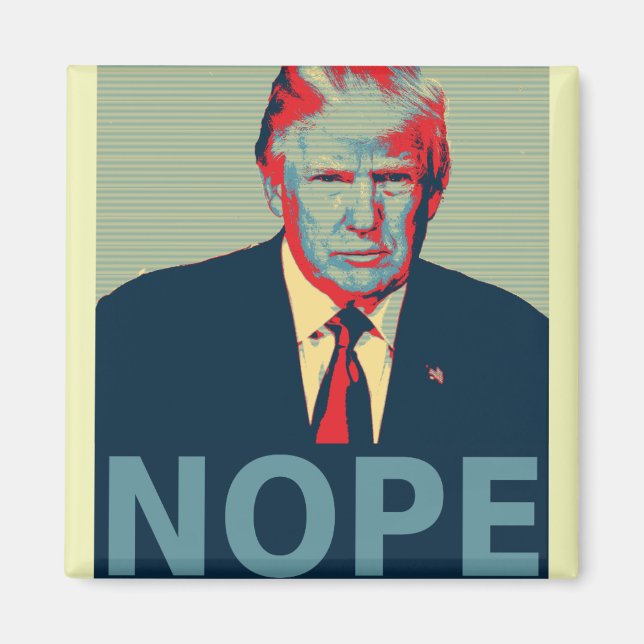 Donald Trump Nope Election Loser Magnet (Front)
