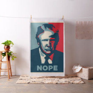 donald trump nope fabric