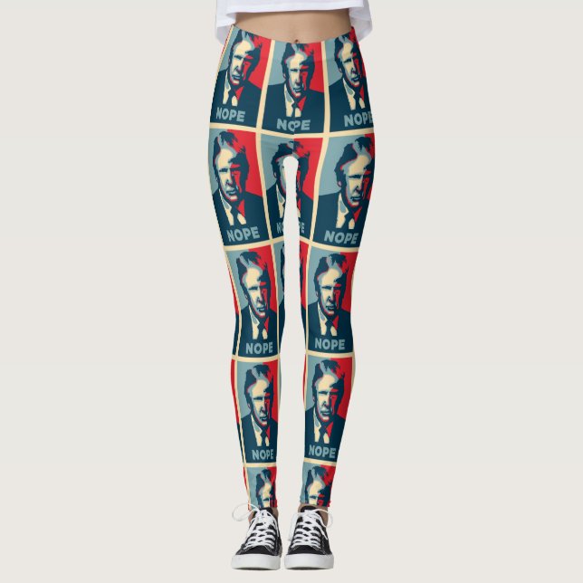 donald trump nope leggings (Front)