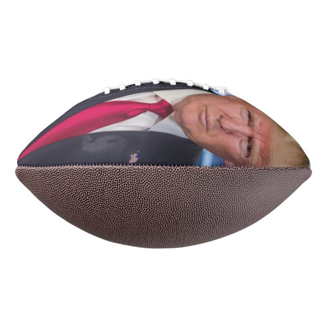 Donald Trump Official Presidential Portrait Football (Rotated 270)