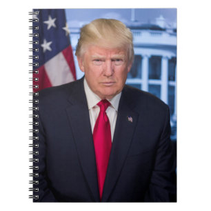 Donald Trump Official Presidential Portrait Notebook