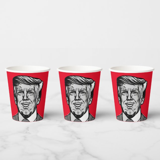 DONALD TRUMP  PAPER CUPS (Multi)