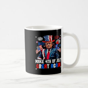 Donald Trump Patriotic Firework Make 4th Of July G Coffee Mug