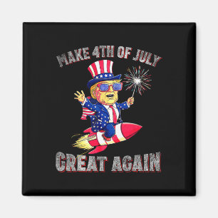 Donald Trump Patriotic Firework Make 4th Of July G Magnet