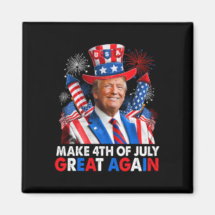 Donald Trump Patriotic Firework Make 4th Of July G Magnet