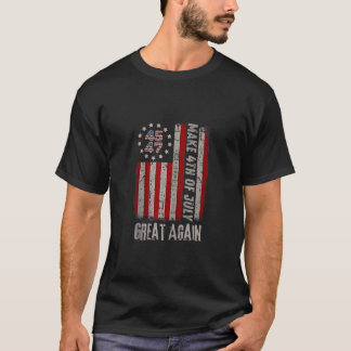 Donald Trump Patriotic Firework Make 4th Of July G T-Shirt