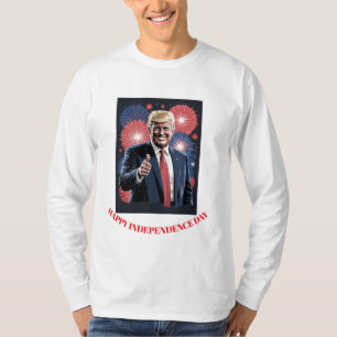 Donald Trump Patriotic Fireworks Celebration T-Shirt