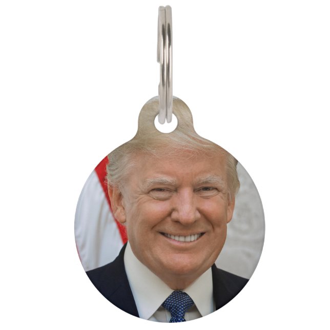 Donald Trump Pet Tag (Front)