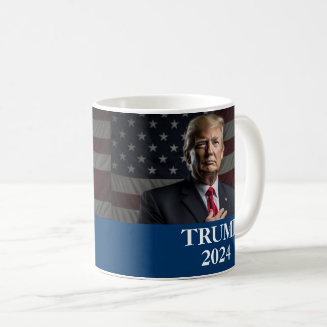 Donald Trump Photo Coffee Mug (Front Right)