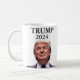 Donald Trump Photo President 2024 Decal Coffee Mug