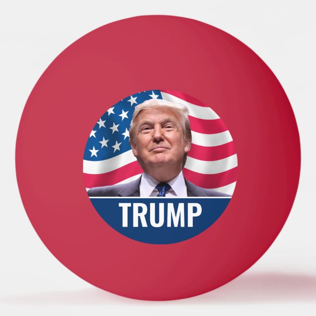 Donald Trump Photo - President 2024 Ping Pong Ball (Front)