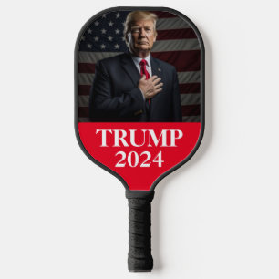 Donald Trump Photo - President enough said Pickleball Paddle
