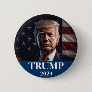 Donald Trump Photo - Presidential  6 Cm Round Badge