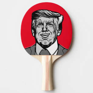 DONALD TRUMP  PING PONG PADDLE