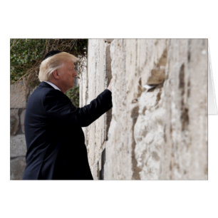 Donald Trump Places Note In Western Wall