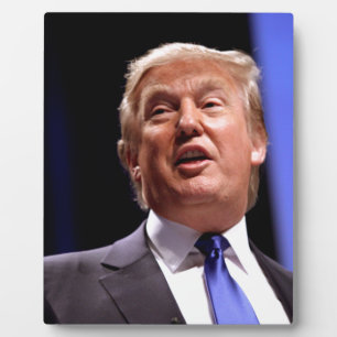 Donald Trump Plaque