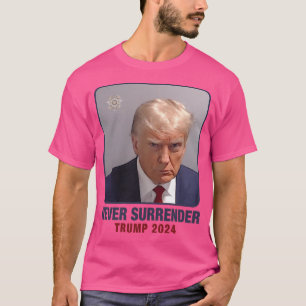 Donald Trump Police Mugshot Photo 	 Not Guilty 45- T-Shirt