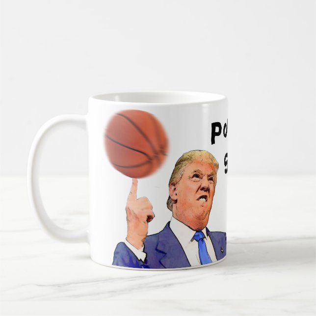 Donald Trump Political Satire mug | Basketball cup (Left)