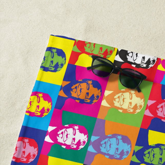 DONALD TRUMP POP ART BEACH TOWELS (In Situ)