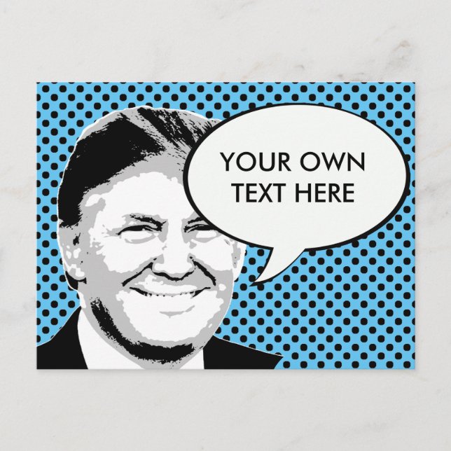 Donald Trump Pop Art Postcard (Front)