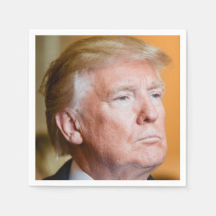 Donald Trump Portrait Napkin