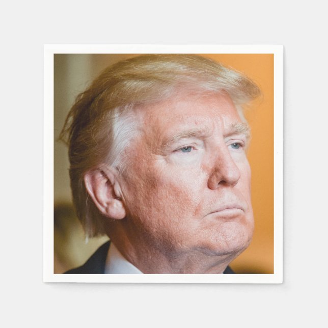 Donald Trump Portrait Napkin (Front)