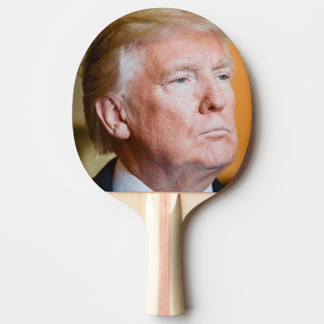 Donald Trump Portrait Ping Pong Paddle (Front)