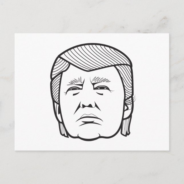 donald trump postcard (Front)