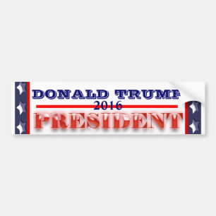 Donald Trump President 2016 Bumper Sticker