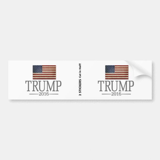 Donald Trump - President 2016 Bumper Sticker (Front)
