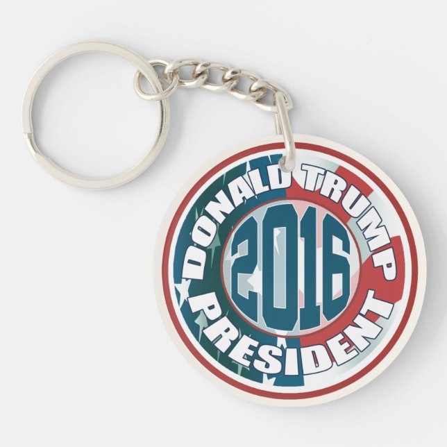 Donald Trump President 2016 Key Ring (Front)