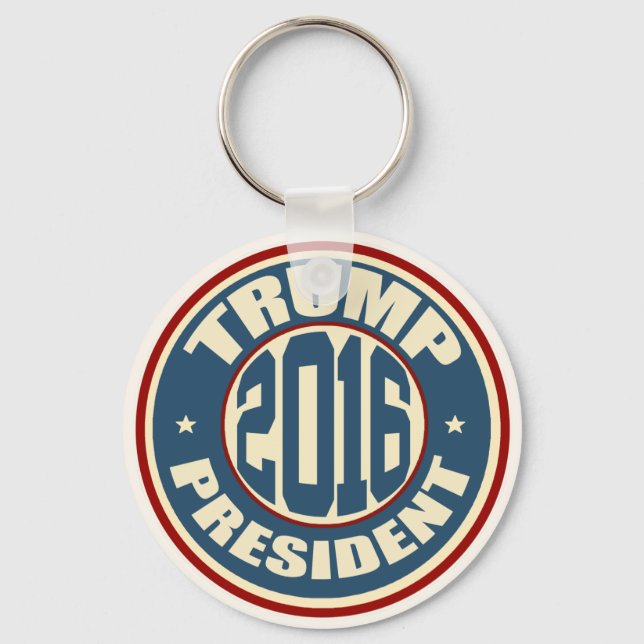 Donald Trump President 2016 Key Ring (Front)