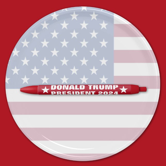 Donald Trump President 2024 Black Ink Pen (Trump 24 Pen)