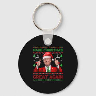 Donald Trump President 2024 Election Gifts Uni-adu Key Ring