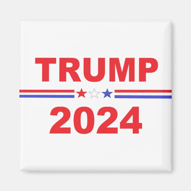 Donald Trump President 2024 Magnet (Front)