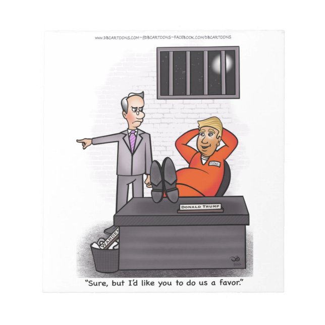 Donald Trump Products Notepad (Front)