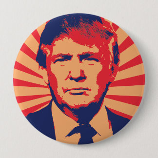 Donald Trump Propaganda Style 10 Cm Round Badge