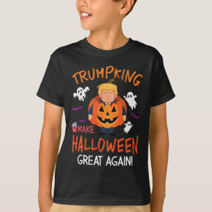 Donald Trump Pumpkin Trumpking Make Halloween Grea T-Shirt