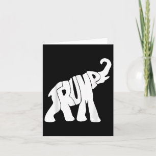 Donald Trump Republican Elephant Trump Supporter P Card