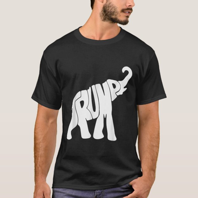 Donald Trump Republican Elephant Trump Supporter P T-Shirt (Front)