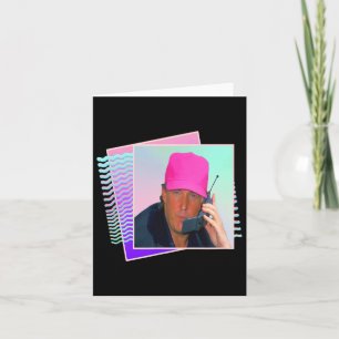 Donald Trump Retro 80s 90s Graphic  Card