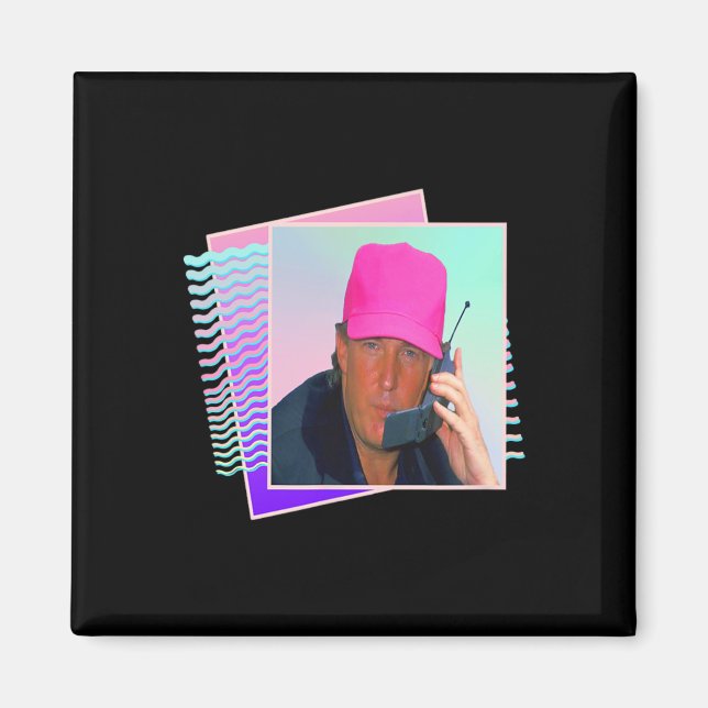 Donald Trump Retro 80s 90s Graphic  Magnet (Front)