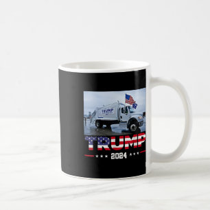 Donald Trump Rides Garbage Truck - Garbage Truck T Coffee Mug