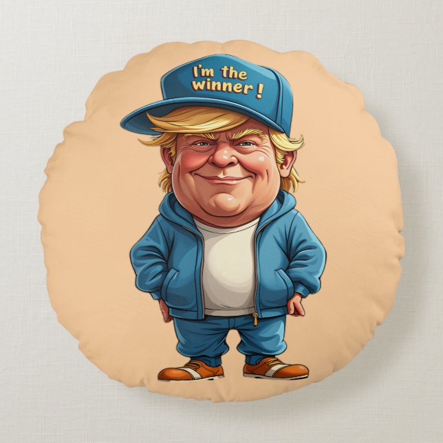 Donald Trump  Round Cushion (Front)