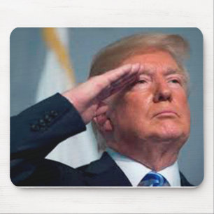 Donald Trump Salutes Mouse Pad