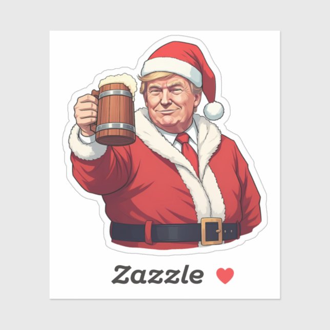 Donald Trump Santa Claus Merry Christmas (Sheet)