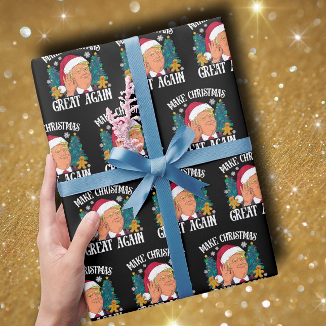 Donald Trump Santa | Make Christmas Great Again  Wrapping Paper (Creator Uploaded)